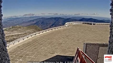 LIVE: Mount Washington Observatory Deck Cam